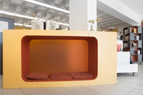 BCI Cocoon & Shelving - Library Seating