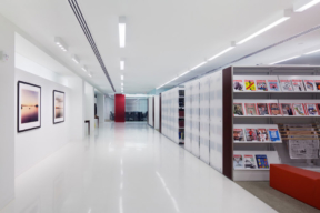 Contemporary Legal Library with Stylish High density shelving