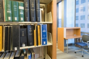 Spacesaver High-Density Shelving in a Law Library