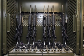 Spacesaver weapons rack