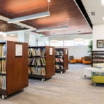 Cantilever Shelving on Casters at Library